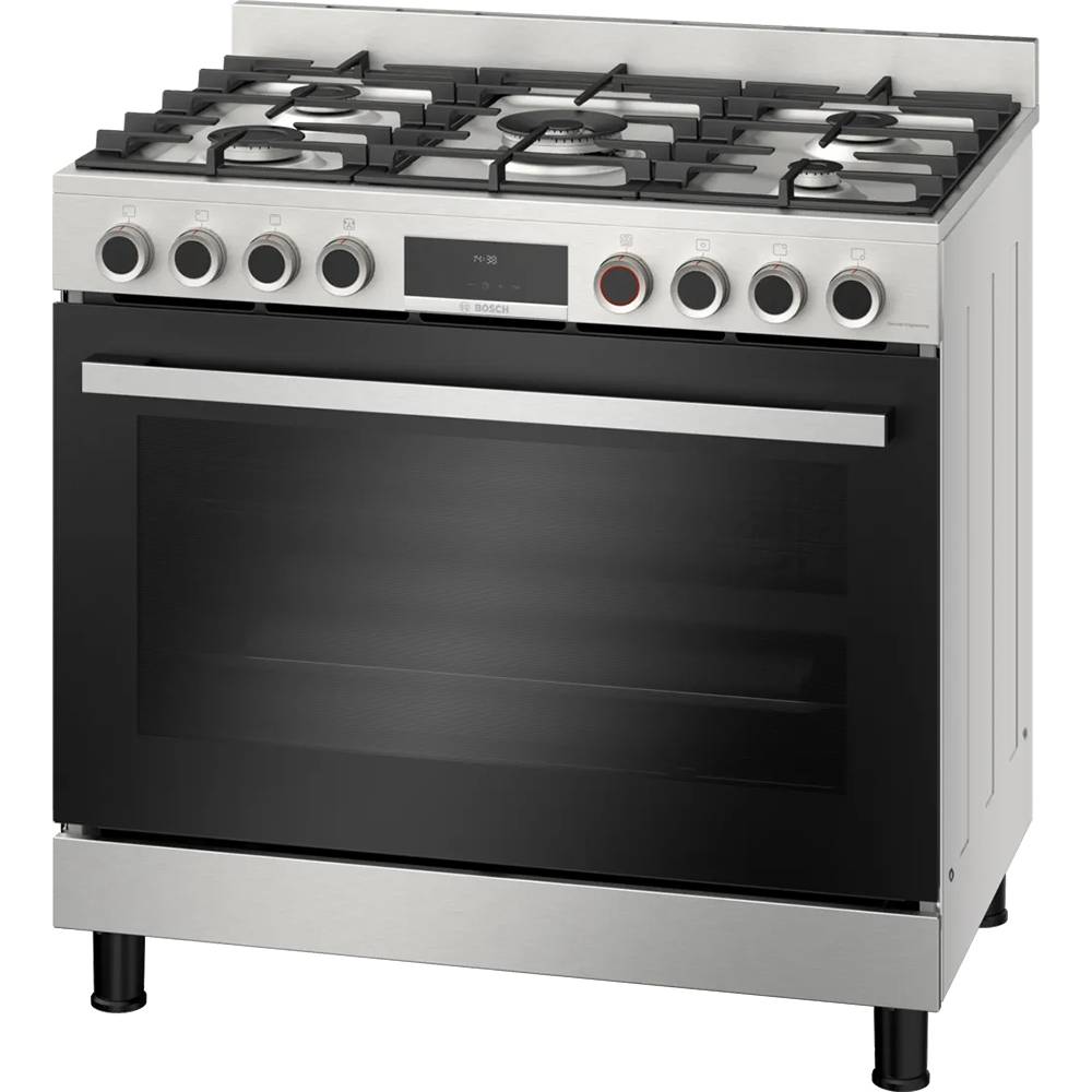 Bosch Series 8 Cooker 90 Cm 5 Burners Black * Stainless HIZ5G7W51S. Bosch Series 8 Cooker 90 Cm 5 Burners Black * Stainless HIZ5G7W51S.